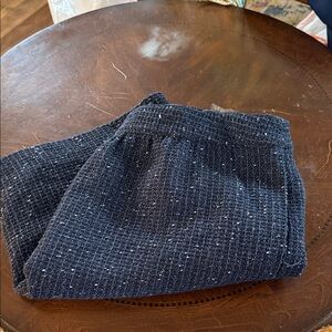 Black Speckled Knit Skirt